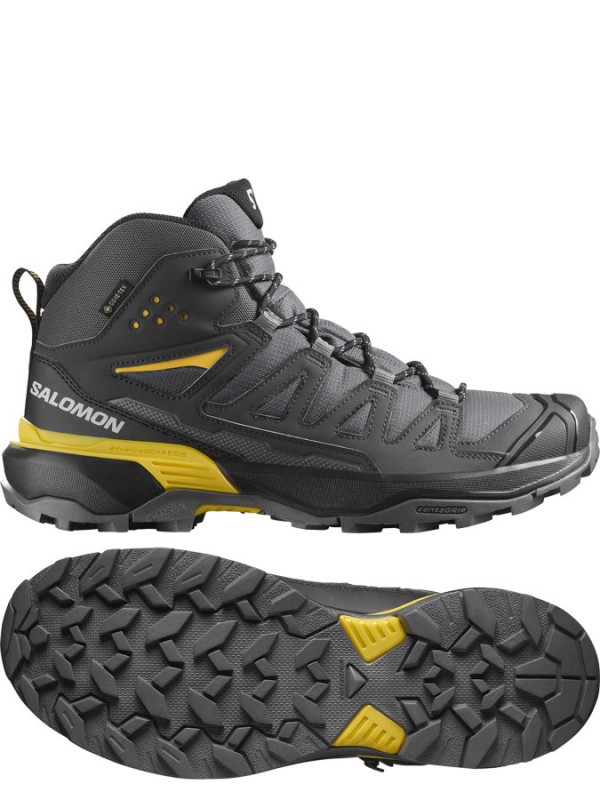 Moški pohodni čevlji Salomon X Ultra 360 MID GTX Castlerock