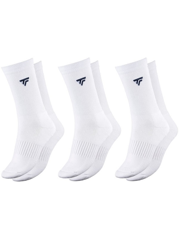 Tecnifibre nogavice Classic bele - 3 pack