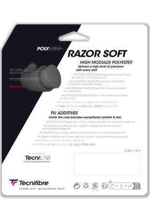 Tenis struna Tecnifibre Razor Soft Black